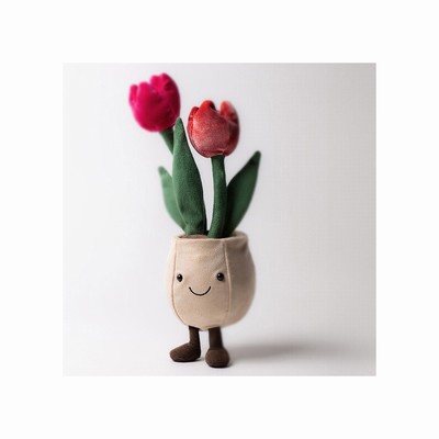 Jellycat Tulip Pot USA | 61043QTDW